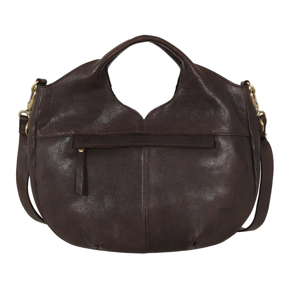 Latico Leathers Darby Suede Leather Crossbody Bag - Brown