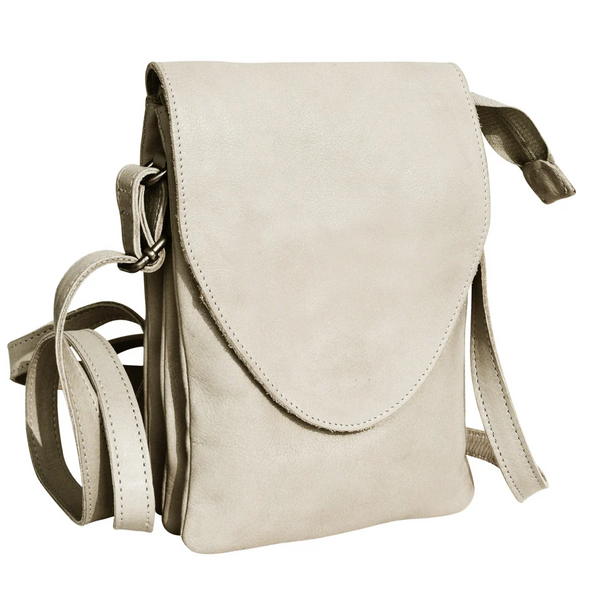 Latico Leathers Pippa Leather Cross Body Bag - Oat