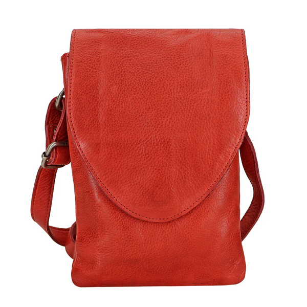 Latico Leathers Pippa Crossbody Bag - Red