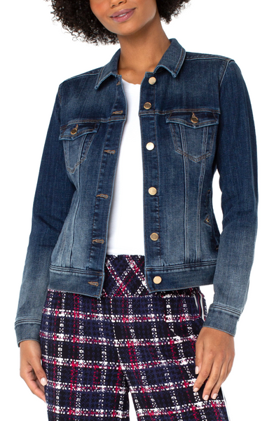 Liverpool Classic Jean Jacket - Glen Rock Blue