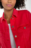 Image of Liverpool Classic Jean Jacket - Cherry Rose Red