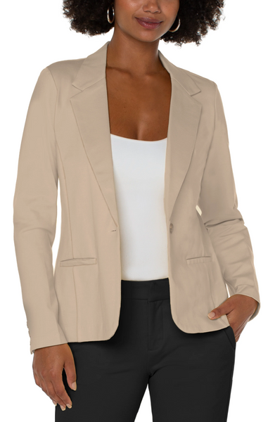 Liverpool Fitted Blazer - Biscuit Tan