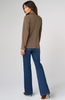Image of Liverpool Fitted Cutaway Single Button Front Closure Blazer - Olive/Multicolor