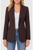 Image of Liverpool Single Button Front Closure Fit & Flare Blazer - Brown Truffle