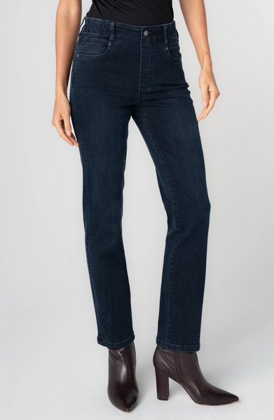 Liverpool Gia Glider® Slim Pull-On - Raven Wing Blue