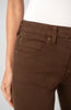 Image of Liverpool Kennedy Comfort Waist Straight Leg Jean - Carob Brown