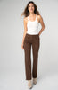 Image of Liverpool Kennedy Comfort Waist Straight Leg Jean - Carob Brown