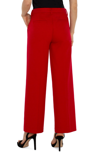 Liverpool Kelsey Wide Leg Trouser - Tango Red