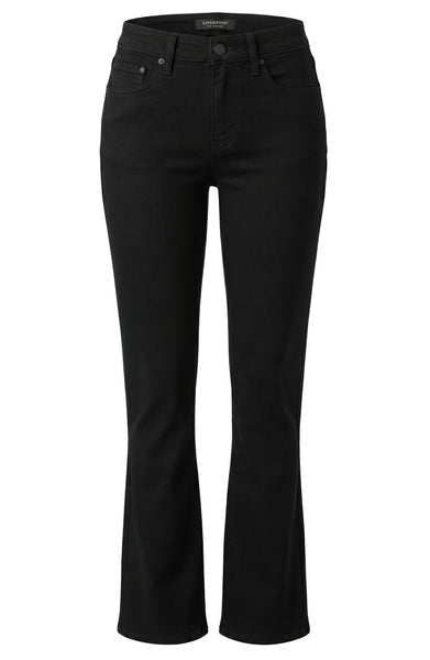 Liverpool Bobbie Baby Bootcut Soft Stretch Denim Jean - Black Rinse
