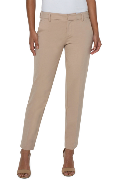 Liverpool Kelsey Super Stretch Ponte Trouser - Biscuit Tan