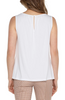 Image of Liverpool A-line Sleeveless Knit Top - White