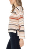 Image of Liverpool Stripe Knit Top - Rust/Cream/Multicolor *Take an EXTRA 1/2 Off*