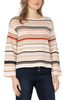 Image of Liverpool Stripe Knit Top - Rust/Cream/Multicolor *Take an EXTRA 1/2 Off*