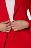 Image of Liverpool Faux Double Breasted Jacket - Tango Red