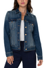 Image of Liverpool Classic Denim Jean Jacket - Town Crest
