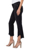Image of Liverpool Hannah Asymmetric Fray Hem Flare Jean - Corinth