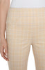 Image of Liverpool Stella Kick Flare Pull On Crop Pant - Gold Plaid
