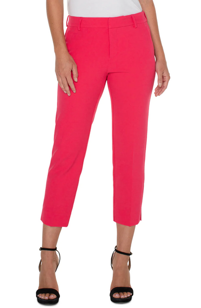 Liverpool Kelsey Crop Trouser - Pink Punch