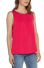 Image of Liverpool A-line Sleeveless Knit Top - Pink Punch