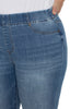 Image of Liverpool Plus Size Chloe Crop Wide Cuff Pull On - Canyonlands Blue