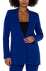 Image of Liverpool Button Front Boyfriend Blazer - Royal Violet