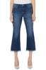 Image of Liverpool Hannah Crop Flare Jean - Oceana