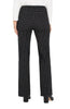 Image of Liverpool Pearl Pintuck Flare Windowpane Check Pant - Black/White