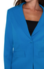 Image of Liverpool Button Front Notch Collar Blazer - Diva Blue