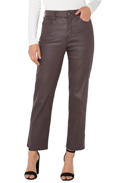 Liverpool Kennedy Hi-Rise Cropped Jean - Raisin