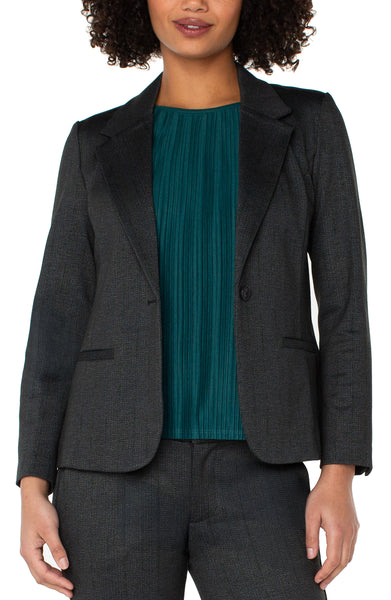 Liverpool Fitted Blazer - Smokey Charcoal