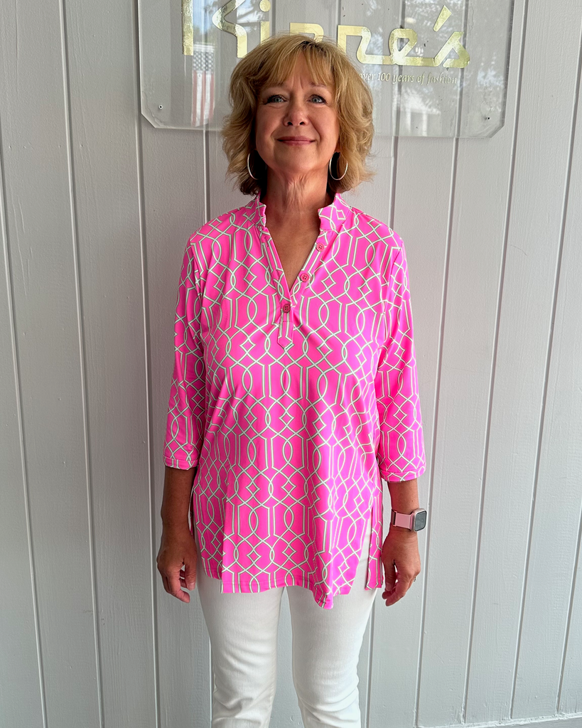 Lulu-B V-Neck Travel Tunic | UPF 50+