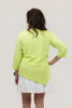 Image of Lulu-B Scoop Neck Point Hem Top - Key Lime