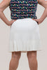 Image of Lulu-B Flounce Skort - White