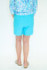 Image of Lulu-B Pull On Short - Clear Turquoise