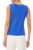 Image of Ming Wang Scoop Neck Knit Tank - Dazzling Blue