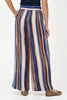 Image of M Made in Italy Striped Wide Leg Pant - Glacier Stripe