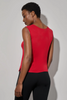 Image of Ming Wang Scoop Neck Knit Tank - Dusk Red