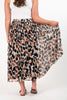 Image of Maude Vivante Ellie Pleated Pull On Skirt - Geo Circles