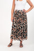 Image of Maude Vivante Ellie Pleated Pull On Skirt - Geo Circles