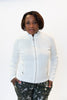 Image of Metric Knits Zip Front Sweater Jacket - Ivory *Take an EXTRA 1/2 Off*