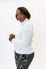 Image of Metric Knits Zip Front Sweater Jacket - Ivory *Take an EXTRA 1/2 Off*