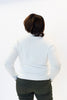 Image of Metric Knits Zip Front Sweater Jacket - Ivory