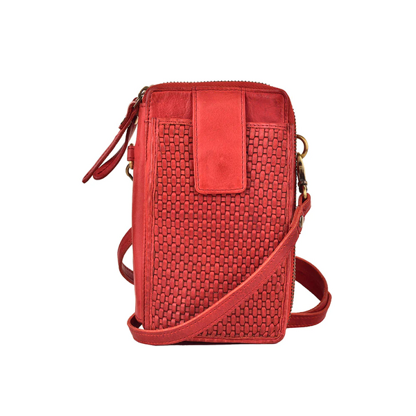 Milo Ella Leather Crossbody Bag - Red *Take 25% Off*