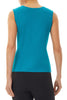 Image of Ming Wang Scoop Neck Knit Tank - Bright Teal
