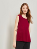 Image of Misook Scoop Neck Knit Tank - African Violet