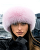 Image of Rippe's Furs Fox Fur Headband - Pink