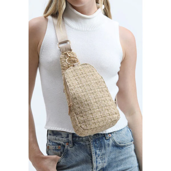 Moda Luxe Regina Sling Backpack - Natural