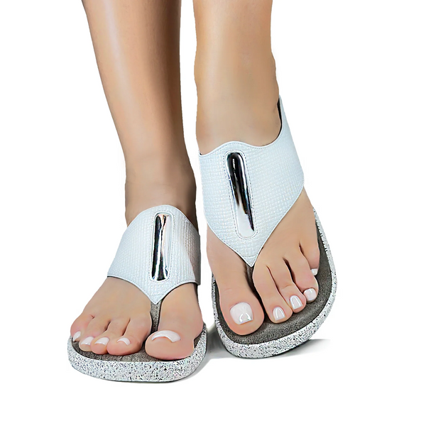 Modzori Iris 2 Reversible Sandal - White/Black