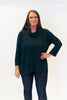 Image of Nally & Millie Cowl Neck Drop Shoulder Tunic - Deep Teal