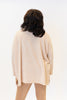 Image of Nally & Millie Cowl Neck Drop Shoulder Tunic - Beige